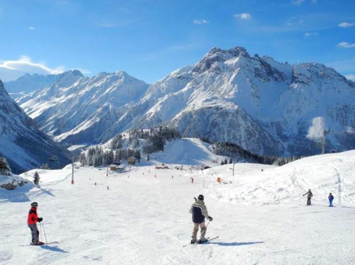 Appartement Accueillant A Pralognan-La-Vanoise Avec Balcon Et Vue المظهر الخارجي الصورة