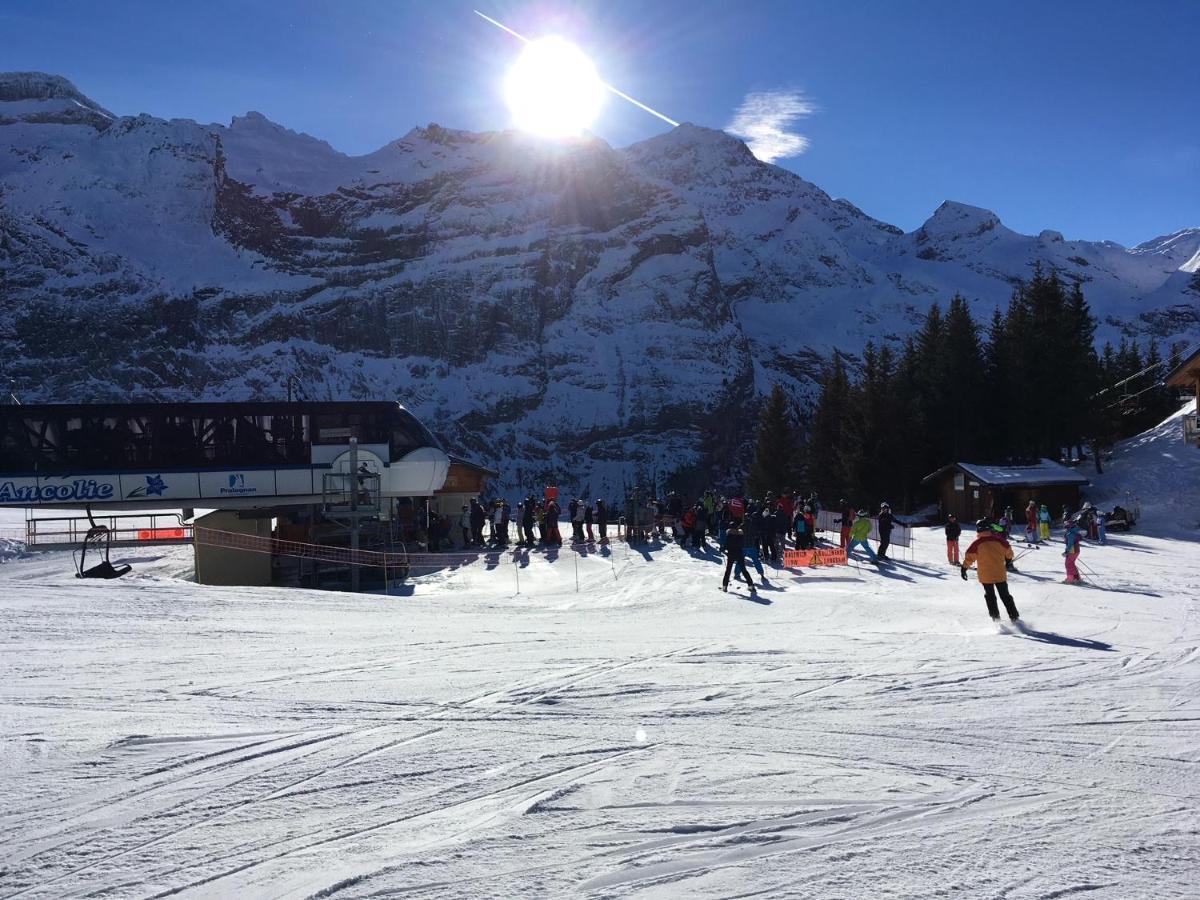 Appartement Accueillant A Pralognan-La-Vanoise Avec Balcon Et Vue المظهر الخارجي الصورة