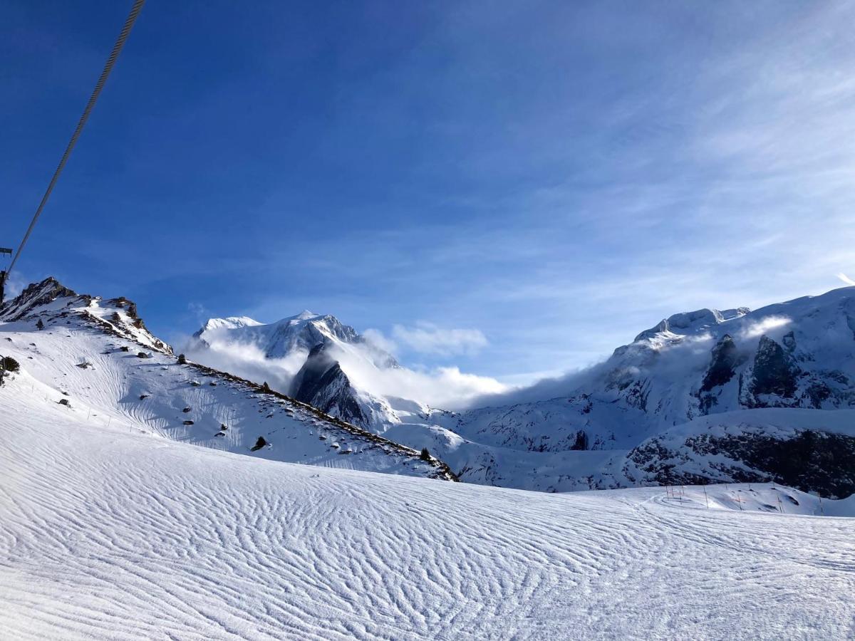 Appartement Accueillant A Pralognan-La-Vanoise Avec Balcon Et Vue المظهر الخارجي الصورة